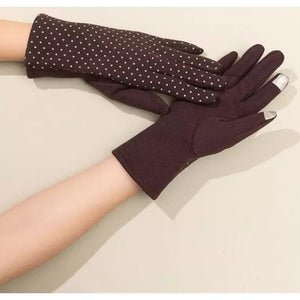 Polka Dot Gloves | Screen Gloves | 2 Colors