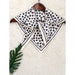 Triangle print sunscreen shawl scarf