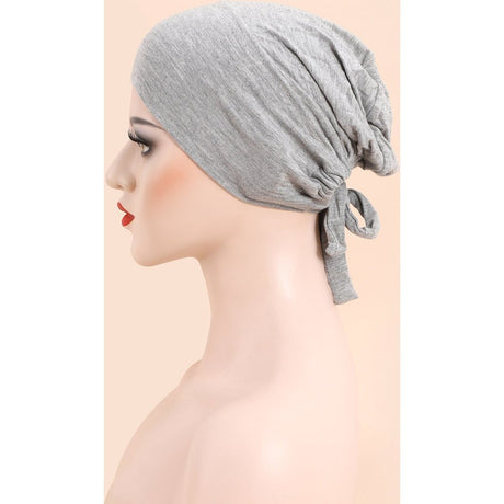 Women underscarf bonnet cap adjustable undercap