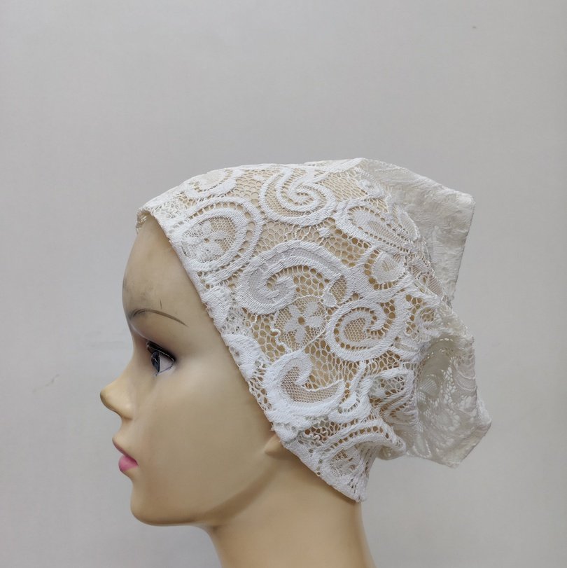 Lace inner cap women headwear