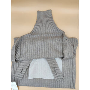 Turtle neck warm women sweater winter with Thumb open