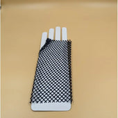 Fishnet Crystal Gloves for Women | Rhinestone Decor