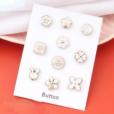 Hijab Pins Metal Pearl Magnet Brooches Buttons for Women | Kuwait