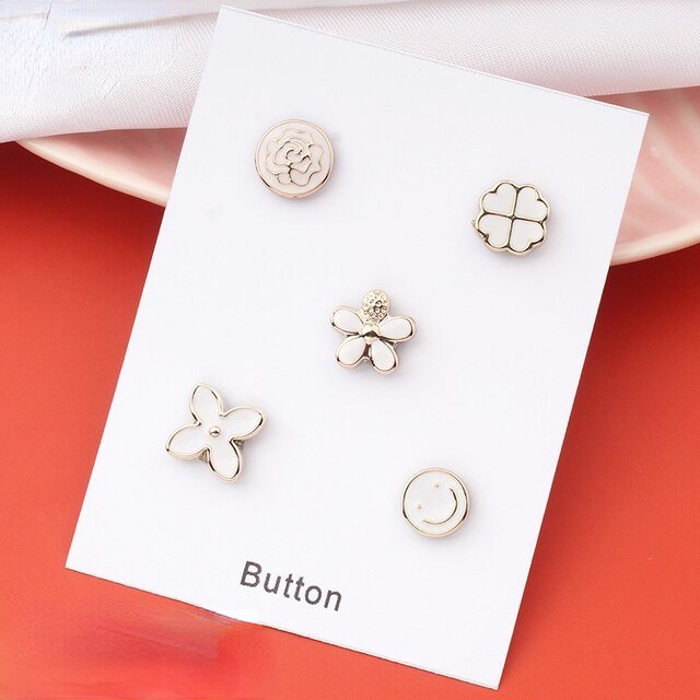 Hijab Pins Metal Pearl Magnet Brooches Buttons for Women | Kuwait