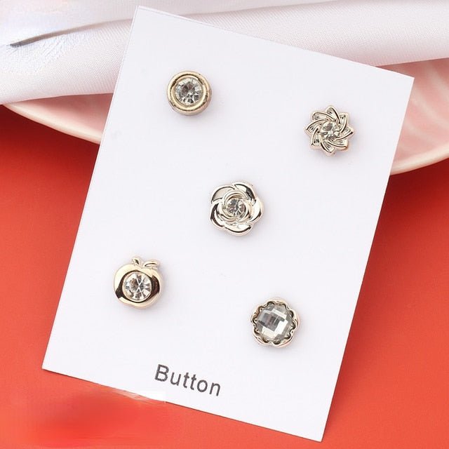 Hijab Pins Metal Pearl Magnet Brooches Buttons for Women | Kuwait