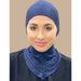 Simple solid Hijab cap for women